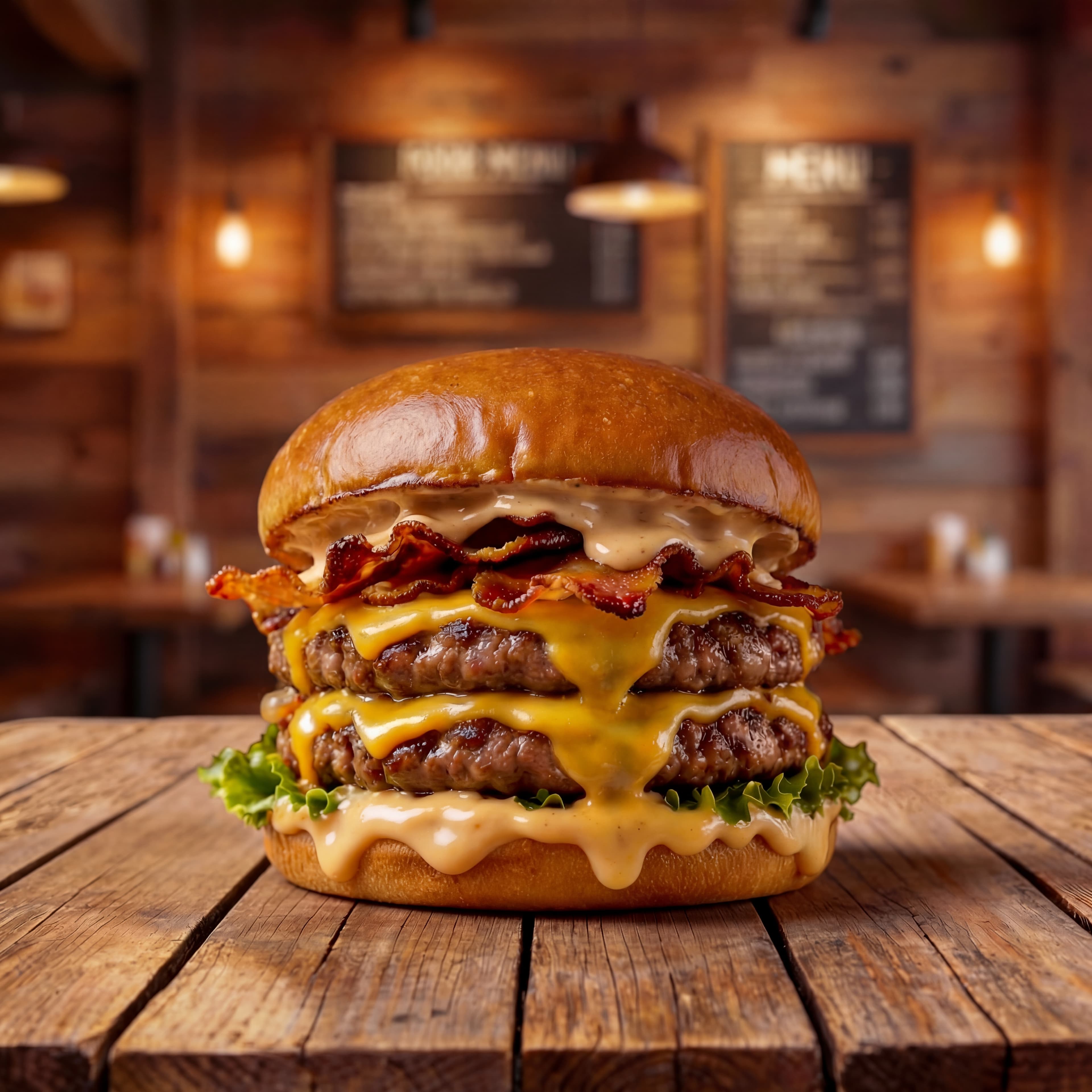 Classic Dupla Húsos Hamburger